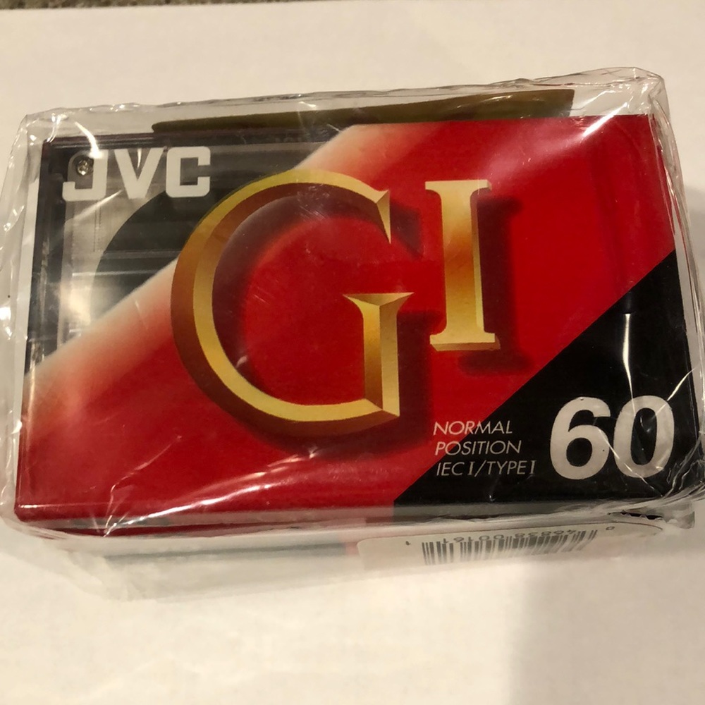 JVC Blank Cassette Tapes 60 Minutes New in Package Pack of 4